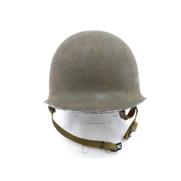 WWII U.S. MILITARY M1 FIXED-BALES HELMET