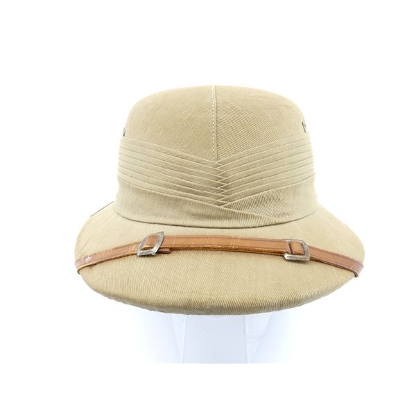 BRITISH MILITARY STYLE TROPICAL PITH HELMET