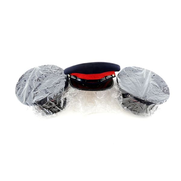 CANADIAN POLICE STYLE PEAKED CAP LOT