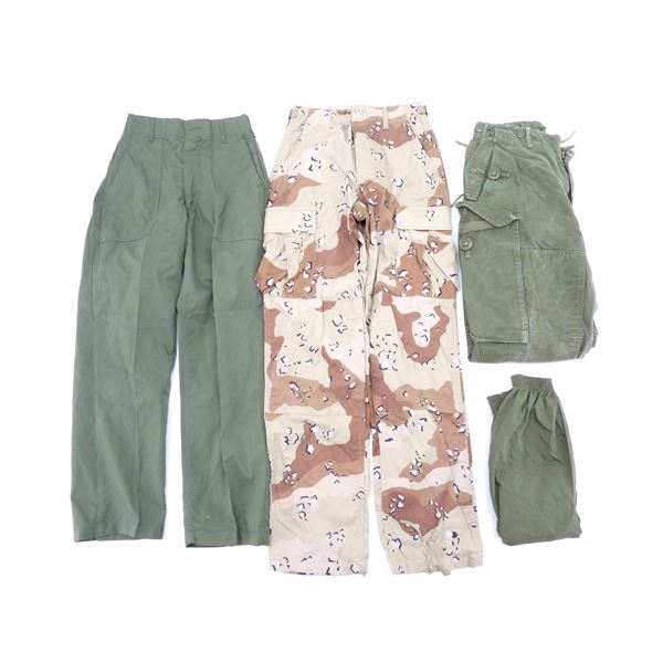 ASSORTED MILITARY PANTS, ETC. LOT