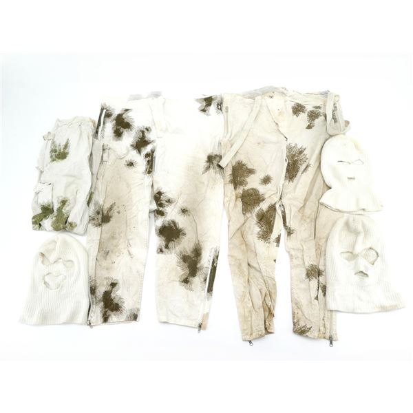 ASSORTED MILITARY WHITE CAMO CLOTHING LOT