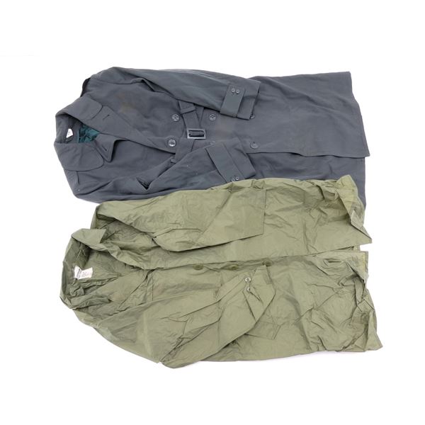 ASSORTED MILITARY RAINCOAT / OVERCOAT LOT