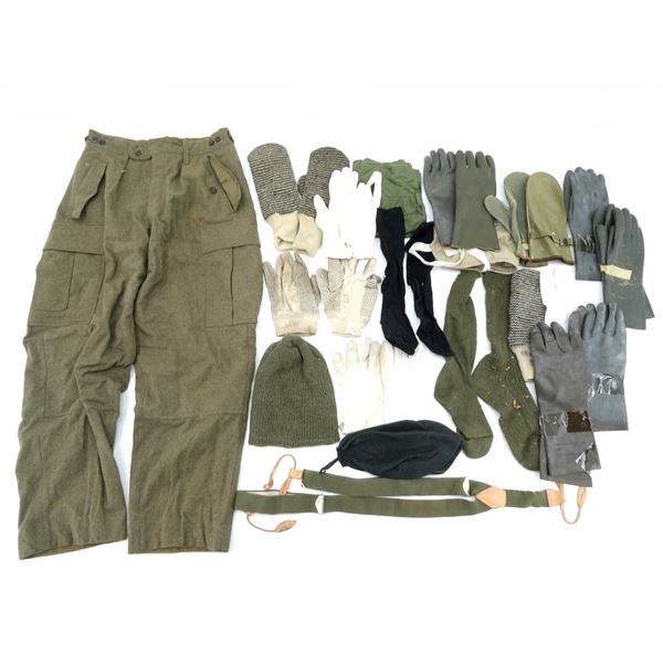 ASSORTED MILITARY CLOTHING LOT