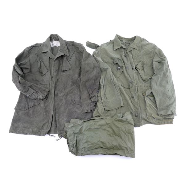 ASSORTED CANADIAN / BELGIAN MILITARY CLOTHING LOT