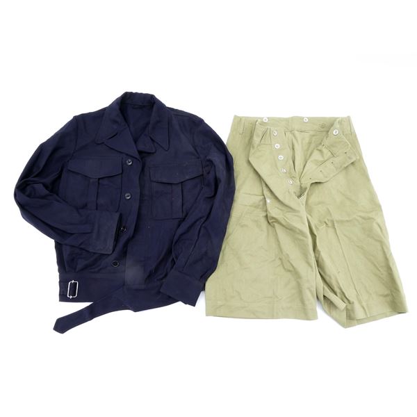 WWII / MODERN CANADIAN SHORTS AND BATTLE DRESS JACKET LOT