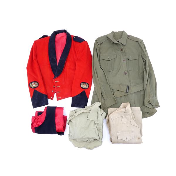 ASSORTED 1950, ETC. CANADIAN / U.S. MILITARY CLOTHING LOT
