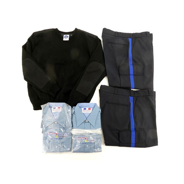 ASSORTED POLICE CLOTHING LOT