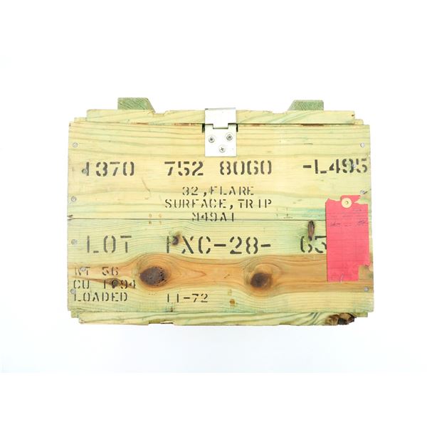CANADIAN MILITARY WOODEN AMMO CRATE