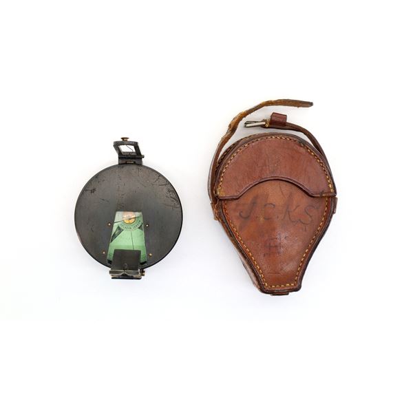 UNKNOWN MILITARY STYLE COMPASS WITH CASE