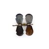 Image 3 : 1857 BRITISH NAVAL STYLE BINOCULARS WITH CASE