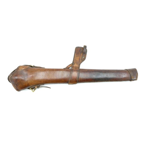 RARE WWI BRITISH CAVALRY LEATHER RIFLE SCABBARD