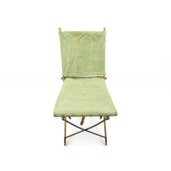 BRITISH MILITARY FOLDING CAMPAIGN STYLE CHAIR