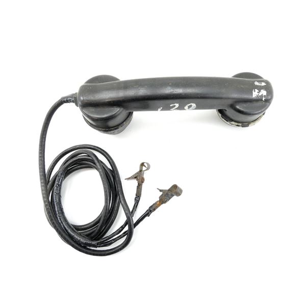 WWII U.S. SIGNAL CORPS TS-10-M FIELD TELEPHONE RECEIVER
