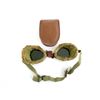 Image 2 : WWII U.S. MILITARY SKI TROOP GOGGLES WITH CASE