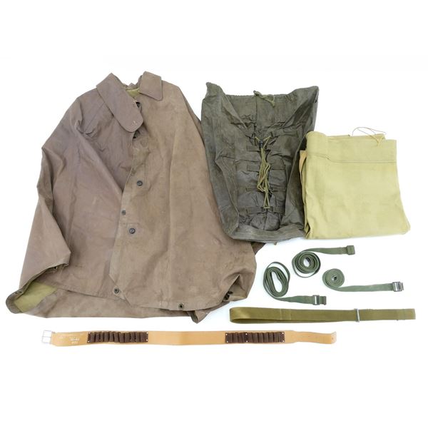WWII / POST-WWII CANADIAN / BRITISH MILITARY FIELD GEAR LOT