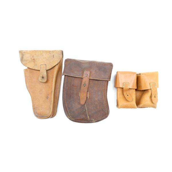 CZECH MILITARY HOLSTER, MAG POUCH, ETC. LOT