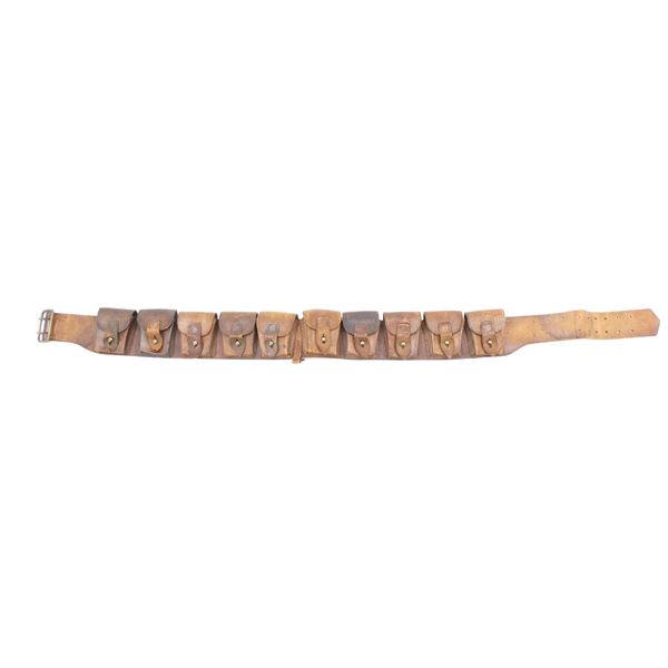 WWI CANADIAN MILITARY .303 BR LEATHER AMMO BELT