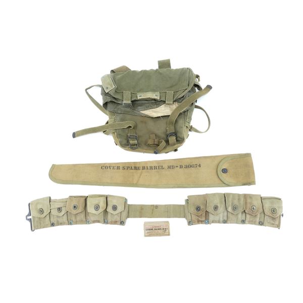 WWII U.S. MILITARY FIELD GEAR / WEBBING LOT