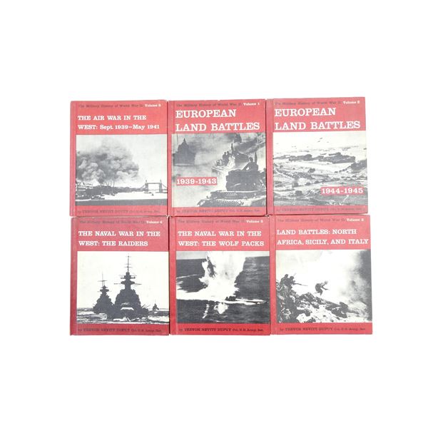 ASSORTED "THE MILITARY HISTORY OF WORLD WAR II" SERIES BOOK LOT