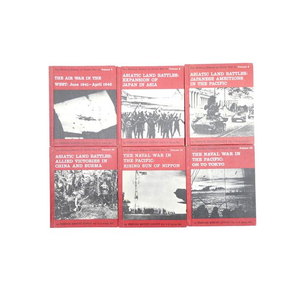 ASSORTED "THE MILITARY HISTORY OF WORLD WAR II" SERIES BOOK LOT