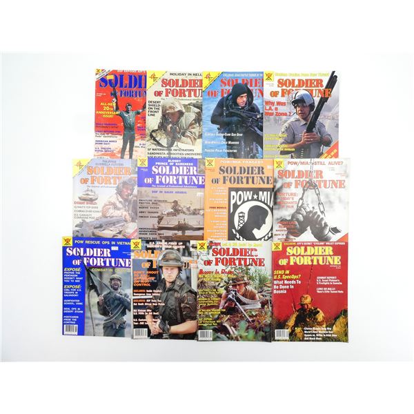 ASSORTED "SOLDIER OF FORTUNE" SERIES MAGAZINE LOT