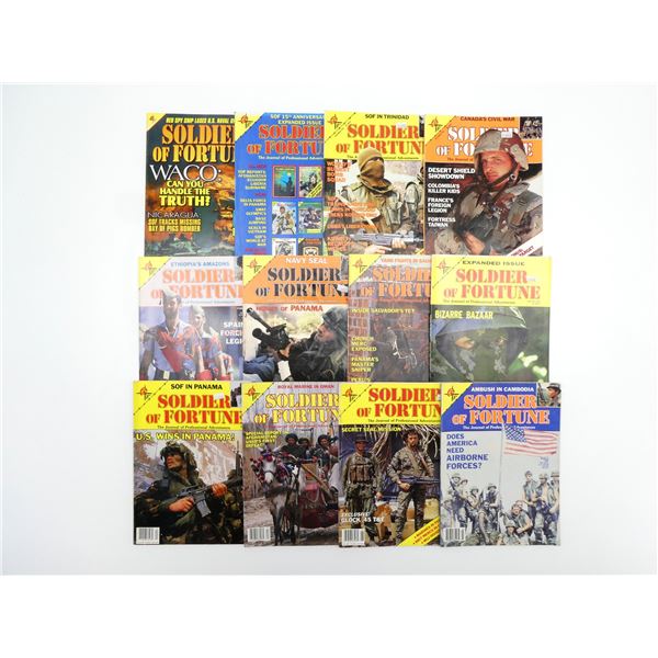ASSORTED "SOLDIER OF FORTUNE" SERIES MAGAZINE LOT