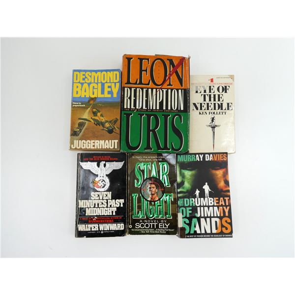 ASSORTED MILITARY NOVEL BOOK LOT