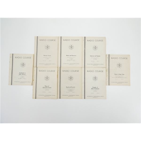 ASSORTED "RADIO COURSE" SERIES BOOKLETS LOT