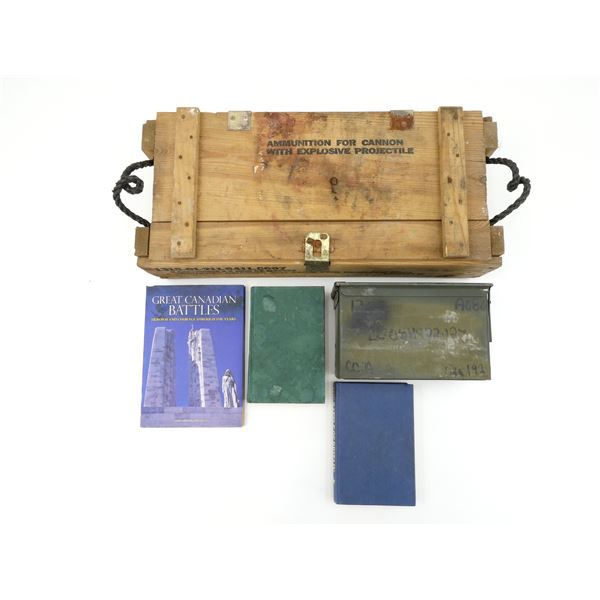 ASSORTED MILITARY BOOK, ETC. LOT