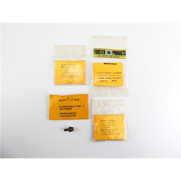 ASSORTED FORSTER PRIMER POCKET CLEANERS, PILOT, ETC. LOT
