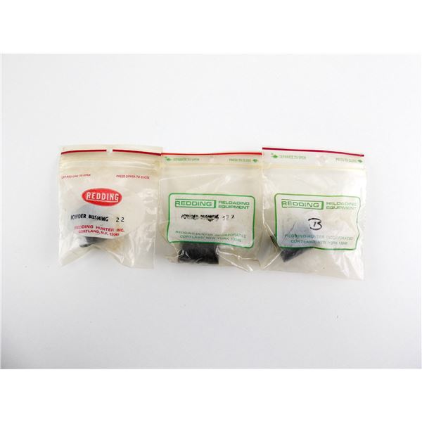 ASSORTED REDDING POWDER BUSHINGS LOT
