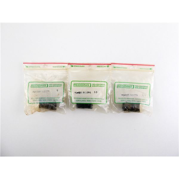 ASSORTED REDDING POWDER BUSHINGS LOT