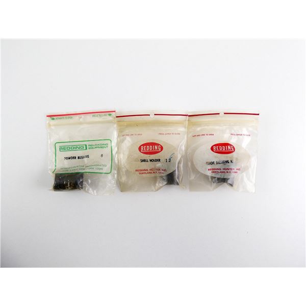 ASSORTED REDDING SHOT / POWDER BUSHINGS LOT