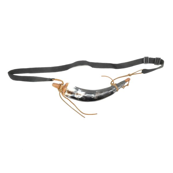 BLACK POWDER HORN