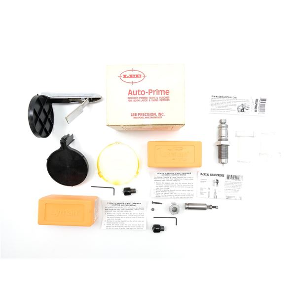 ASSORTED RELOADING ACCESSORIES LOT