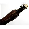 Image 4 : VINTAGE LEATHER SHOT / POWDER FLASK AND UNKNOWN SHOT LOT