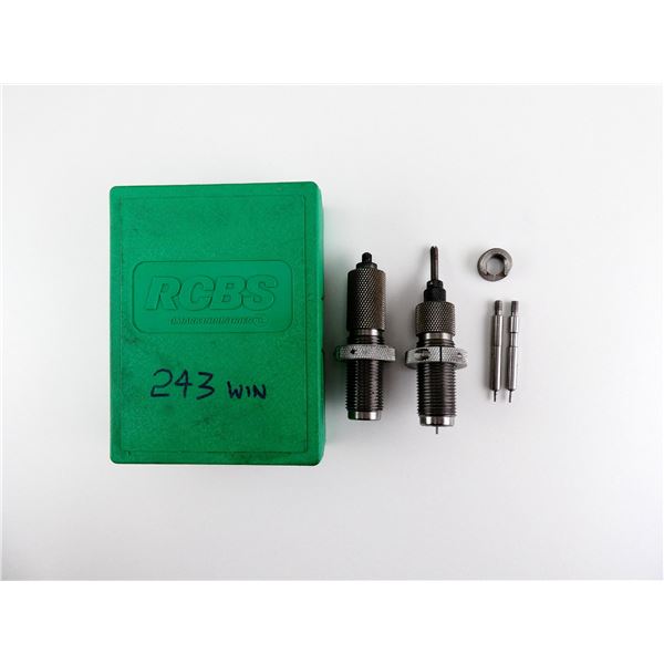 RCBS .243 WIN RELOADING DIES, ETC. LOT