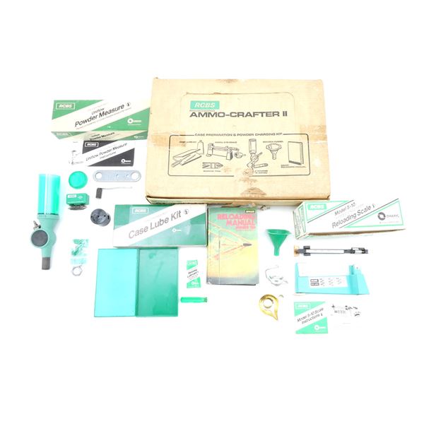 RCBS PRECISIONEERED AMMO-CRAFTER II KIT, ETC. LOT