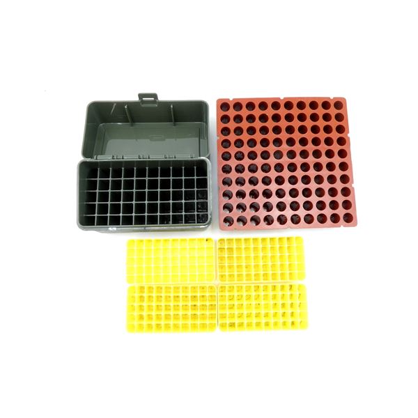 ASSORTED PLASTIC AMMO CONTAINERS LOT