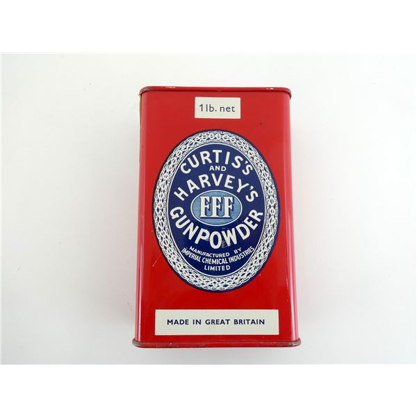 CURTIS'S AND HARVEY'S BLACK POWDER TIN
