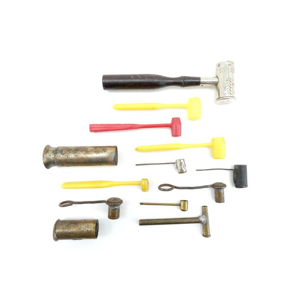 ASSORTED POWDER MEASURES, ETC. LOT