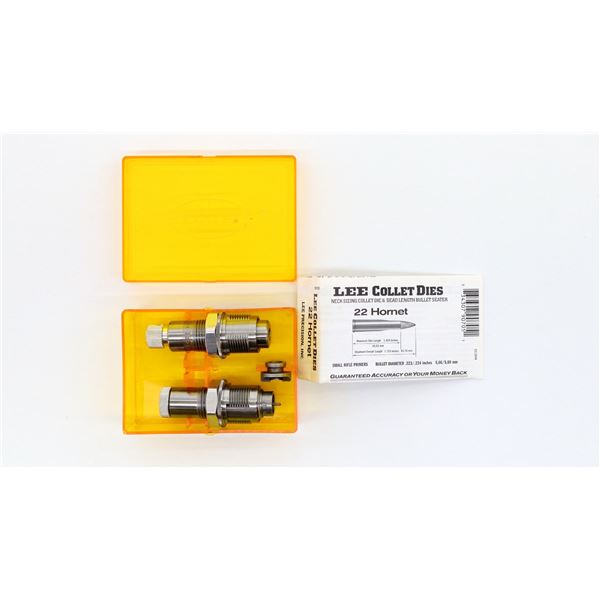 LEE .22 HORNET COLLET RELOADING DIES