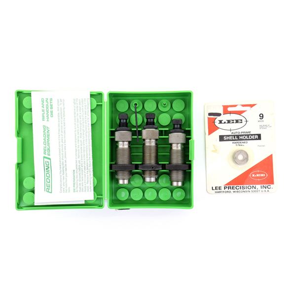 REDDING .32 S&W L / .32 H&R MAG RELOADING DIES, ETC. LOT