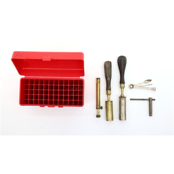 ASSORTED BLACK POWDER ACCESSORIES LOT