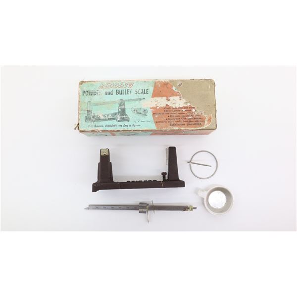 REDDING POWDER MEASURE AND BULLET SCALE
