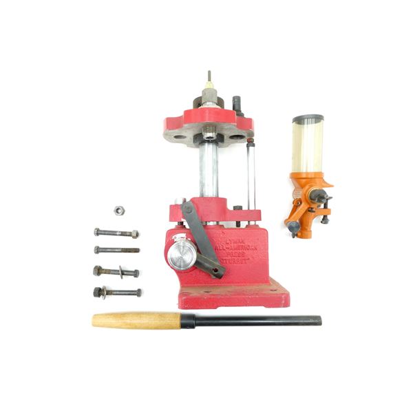 LYMAN ALL-AMERICAN TURRET PRESS LOT