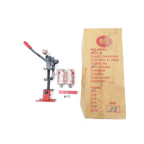 MEC 600 JR. 12 GAUGE SHOT SHELL RELOADING PRESS LOT