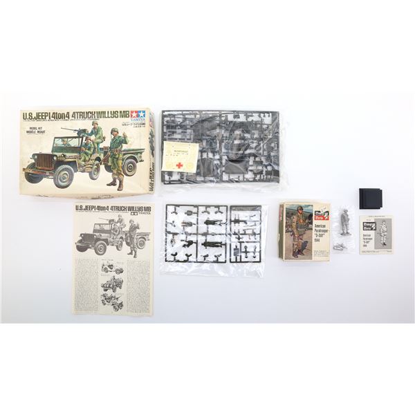 ASSORTED U.S. MILITARY MODEL KITS LOT