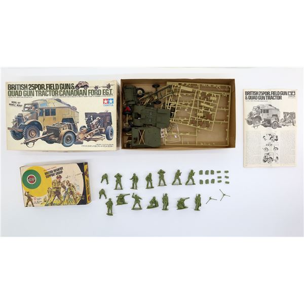ASSORTED BRITISH MILITARY MODEL KITS LOT
