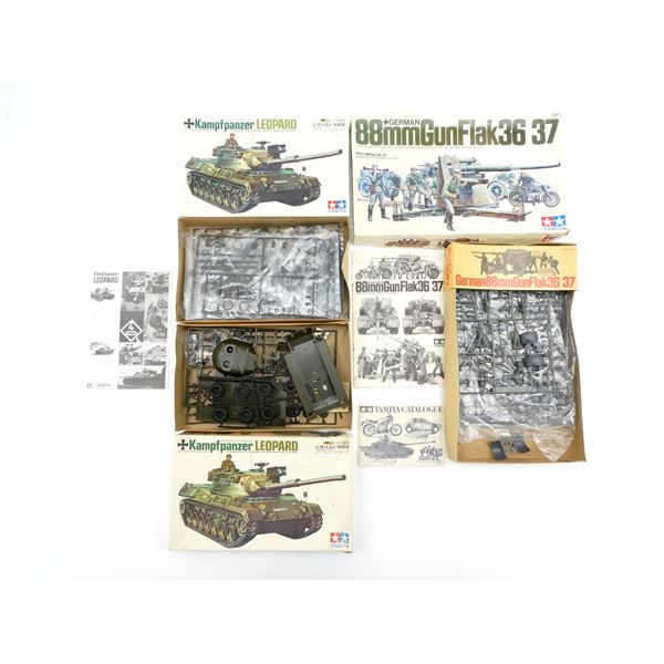 ASSORTED GERMAN MILITARY MODEL KITS LOT
